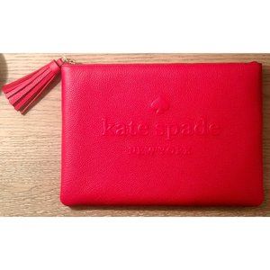 Kate Spade Gia Clutch- Hot Chilli